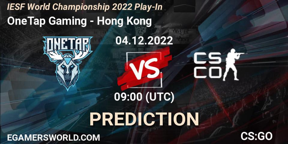 OneTap Gaming - Hong Kong: прогноз. 04.12.22, CS2 (CS:GO), IESF World Esports Championship 2022: Offline Qualifier