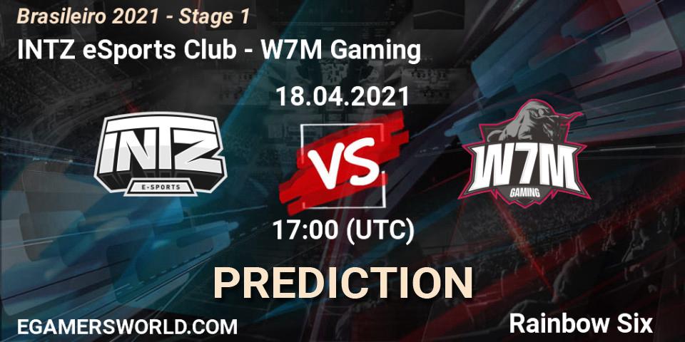 INTZ eSports Club - W7M Gaming: прогноз. 18.04.21, Rainbow Six, Brasileirão 2021 - Stage 1