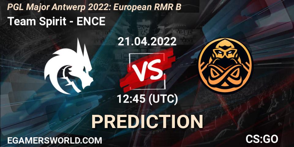 Team Spirit - ENCE: прогноз. 21.04.2022 at 12:45, Counter-Strike (CS2), PGL Major Antwerp 2022: European RMR B