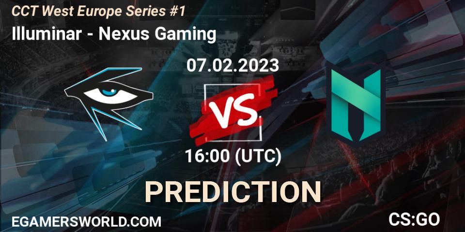 Illuminar - Nexus Gaming: прогноз. 07.02.23, CS2 (CS:GO), CCT West Europe Series #1