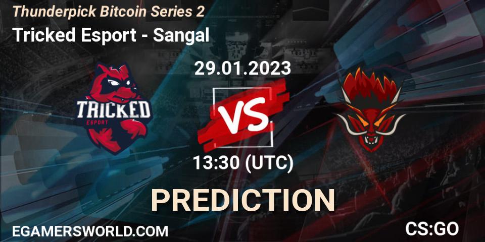 Tricked Esport - Sangal: прогноз. 29.01.23, CS2 (CS:GO), Thunderpick Bitcoin Series 2