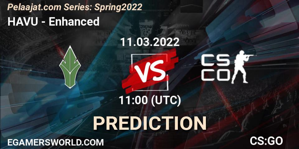 HAVU - Enhanced EC: прогноз. 11.03.2022 at 11:00, Counter-Strike (CS2), Pelaajat.com Series: Spring 2022