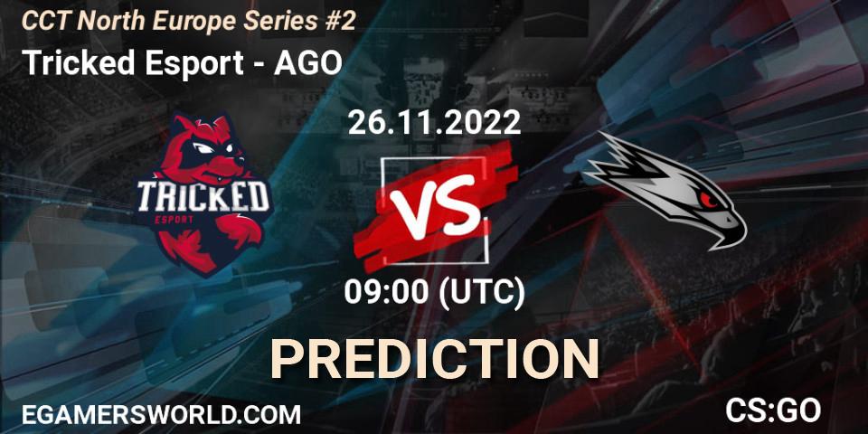 Tricked Esport - AGO: прогноз. 26.11.2022 at 09:00, Counter-Strike (CS2), CCT North Europe Series #2