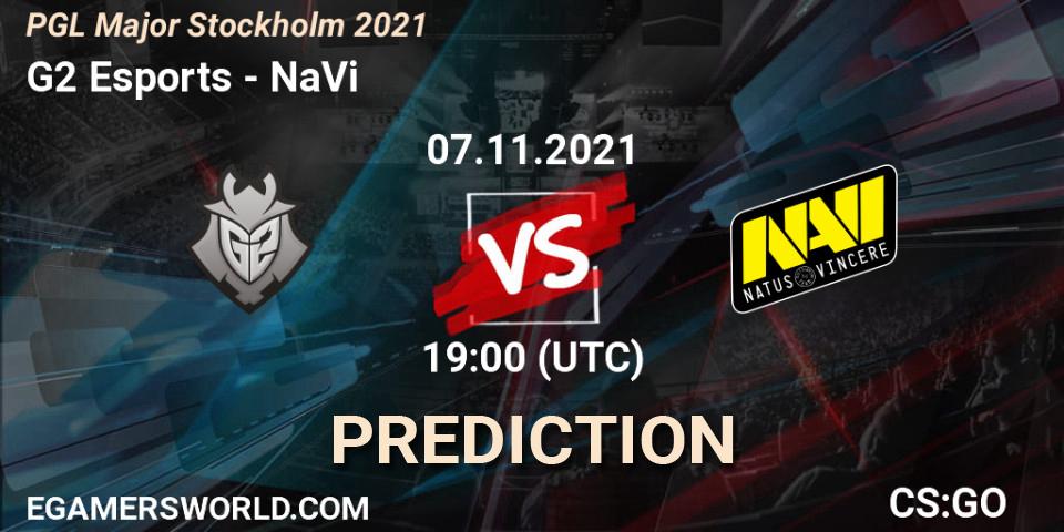 G2 Esports - NaVi: прогноз. 07.11.2021 at 19:00, Counter-Strike (CS2), PGL Major Stockholm 2021
