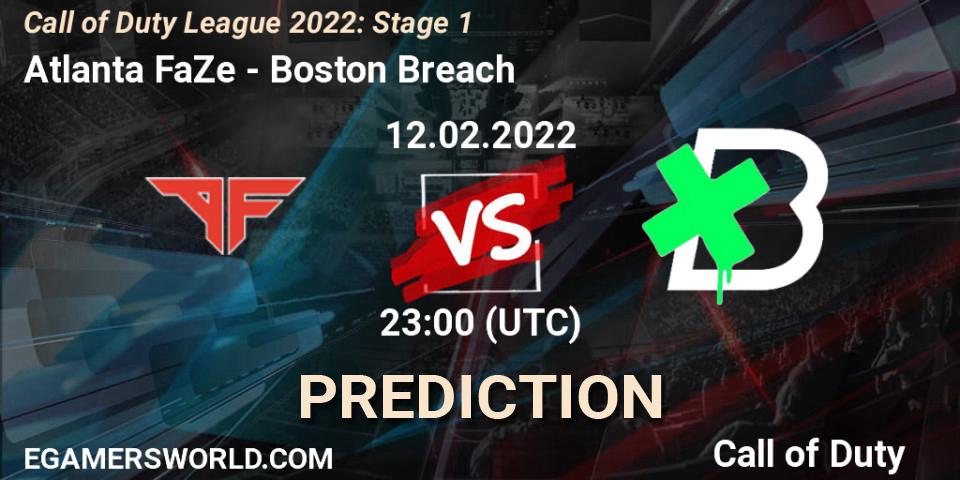 Atlanta FaZe - Boston Breach: прогноз. 12.02.2022 at 23:00, Call of Duty, Call of Duty League 2022: Stage 1