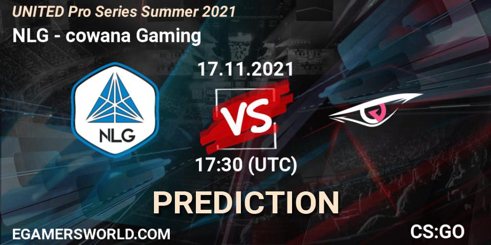 NLG - cowana Gaming: прогноз. 17.11.2021 at 17:10, Counter-Strike (CS2), UNITED Pro Series Summer 2021