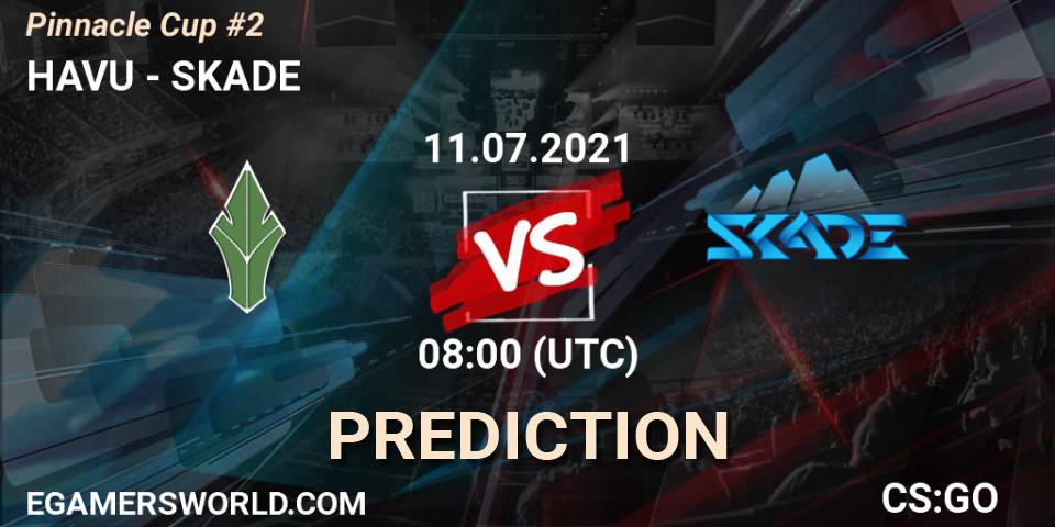HAVU - SKADE: прогноз. 11.07.2021 at 08:00, Counter-Strike (CS2), Pinnacle Cup #2