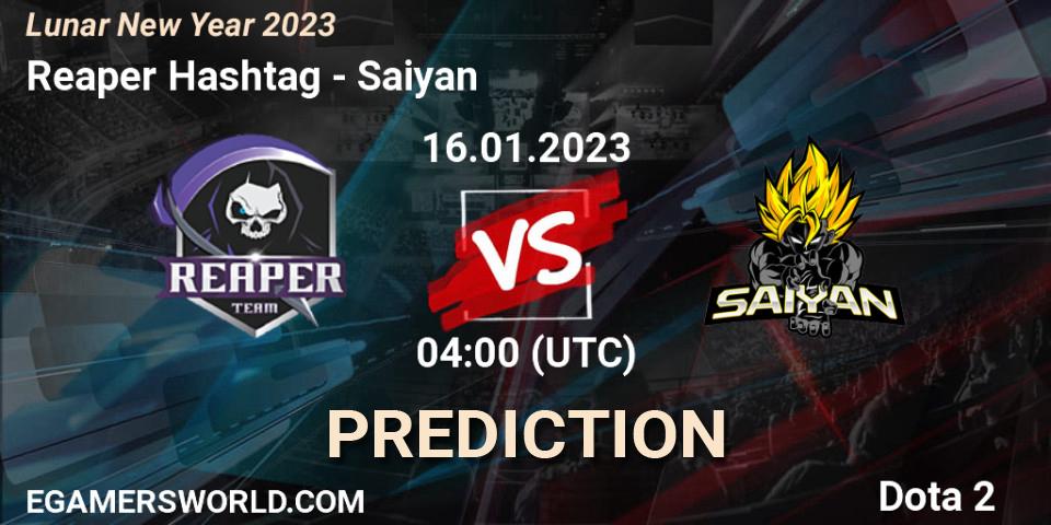 Reaper Hashtag - Saiyan: прогноз. 16.01.2023 at 04:12, Dota 2, Lunar New Year 2023