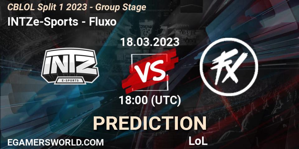 INTZ e-Sports - Fluxo: прогноз. 18.03.23, LoL, CBLOL Split 1 2023 - Group Stage