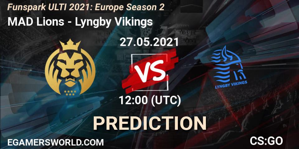 MAD Lions - Lyngby Vikings: прогноз. 27.05.2021 at 12:00, Counter-Strike (CS2), Funspark ULTI 2021: Europe Season 2