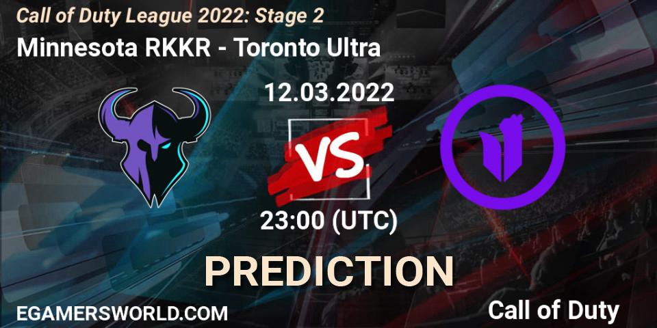 Minnesota RØKKR - Toronto Ultra: прогноз. 12.03.2022 at 23:00, Call of Duty, Call of Duty League 2022: Stage 2