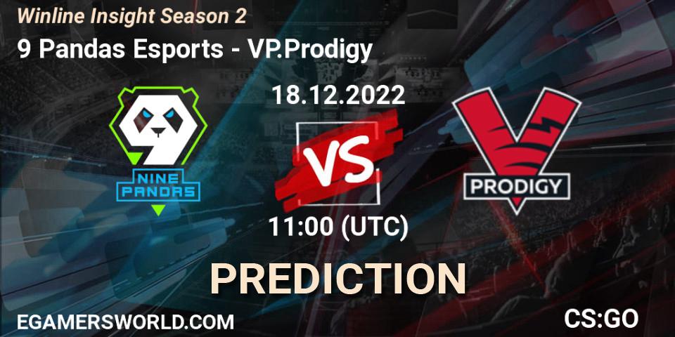 9 Pandas Esports - VP.Prodigy: прогноз. 18.12.2022 at 11:00, Counter-Strike (CS2), Winline Insight Season 2
