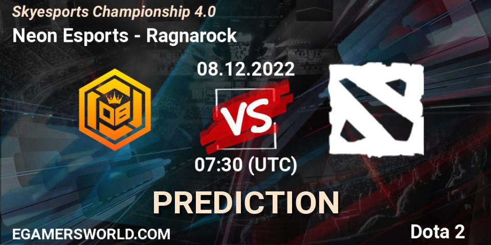 Neon Esports - Ragnarock: прогноз. 08.12.22, Dota 2, Skyesports Championship 4.0