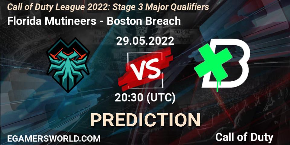 Florida Mutineers - Boston Breach: прогноз. 29.05.2022 at 20:30, Call of Duty, Call of Duty League 2022: Stage 3