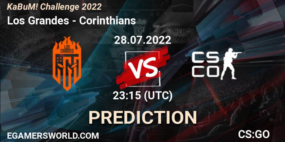 Los Grandes - Corinthians: прогноз. 28.07.2022 at 23:20, Counter-Strike (CS2), KaBuM! Challenge 2022