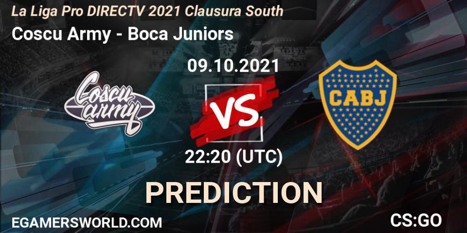 Coscu Army - Boca Juniors: прогноз. 09.10.2021 at 22:30, Counter-Strike (CS2), La Liga Season 4: Sur Pro Division - Clausura