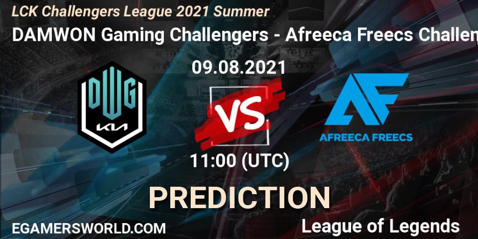 DAMWON Gaming Challengers - Afreeca Freecs Challengers: прогноз. 09.08.2021 at 11:20, LoL, LCK Challengers League 2021 Summer