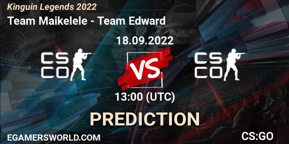 Team Maikelele - Team Edward: прогноз. 18.09.2022 at 13:45, Counter-Strike (CS2), Kinguin Legends 2022