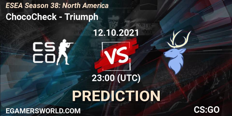 Party Astronauts - Triumph: прогноз. 13.10.2021 at 00:00, Counter-Strike (CS2), ESEA Season 38: North America 
