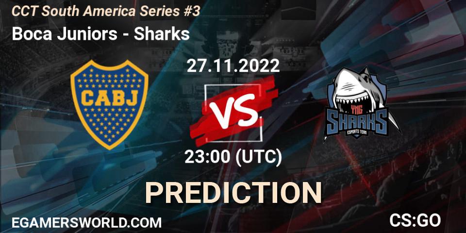 Boca Juniors - Sharks: прогноз. 28.11.22, CS2 (CS:GO), CCT South America Series #3