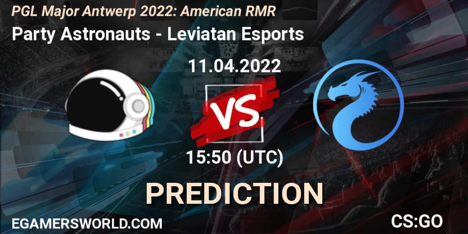 Party Astronauts - Leviatan Esports: прогноз. 11.04.2022 at 15:50, Counter-Strike (CS2), PGL Major Antwerp 2022: American RMR