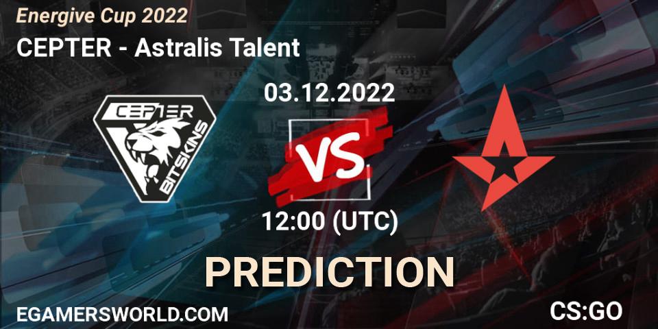 Alpha Gaming - Astralis Talent: прогноз. 03.12.22, CS2 (CS:GO), Energive Cup 2022