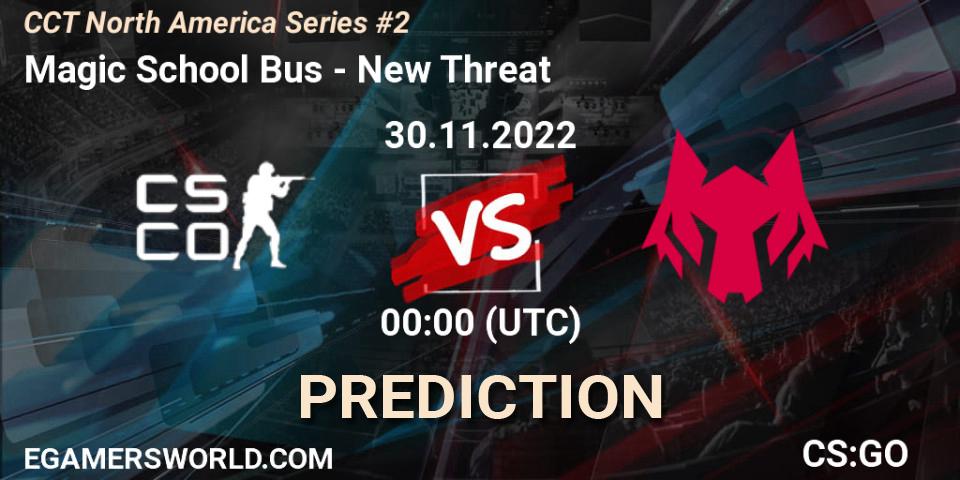 Magic School Bus - New Threat: прогноз. 30.11.22, CS2 (CS:GO), CCT North America Series #2