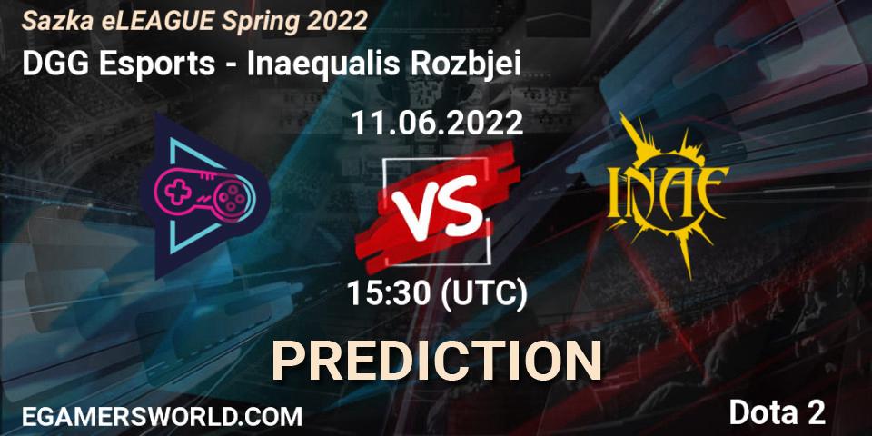 DGG Esports - Inaequalis Rozbíječi: прогноз. 11.06.2022 at 15:09, Dota 2, Sazka eLEAGUE Spring 2022
