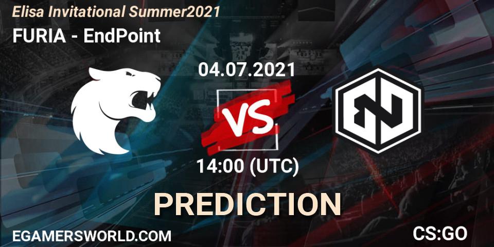 FURIA - EndPoint: прогноз. 04.07.2021 at 14:00, Counter-Strike (CS2), Elisa Invitational Summer 2021