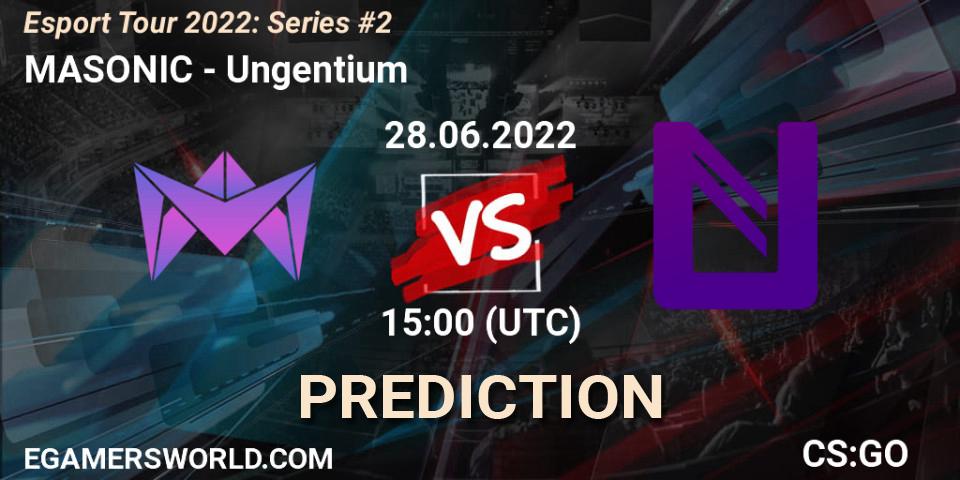 MASONIC - Ungentium: прогноз. 29.06.2022 at 07:00, Counter-Strike (CS2), Esport Tour 2022: Series #2
