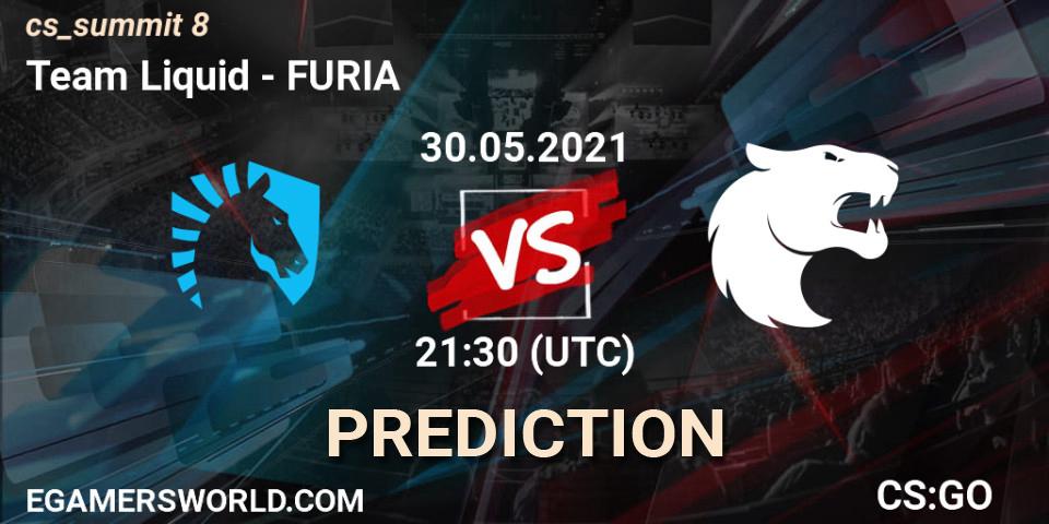 Team Liquid - FURIA: прогноз. 30.05.2021 at 21:30, Counter-Strike (CS2), cs_summit 8