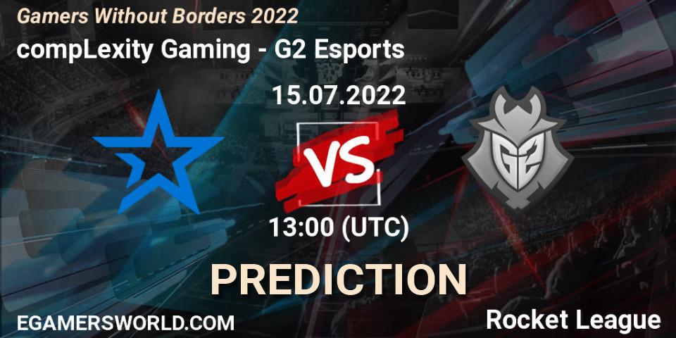 compLexity Gaming - G2 Esports: прогноз. 15.07.2022 at 13:00, Rocket League, Gamers Without Borders 2022