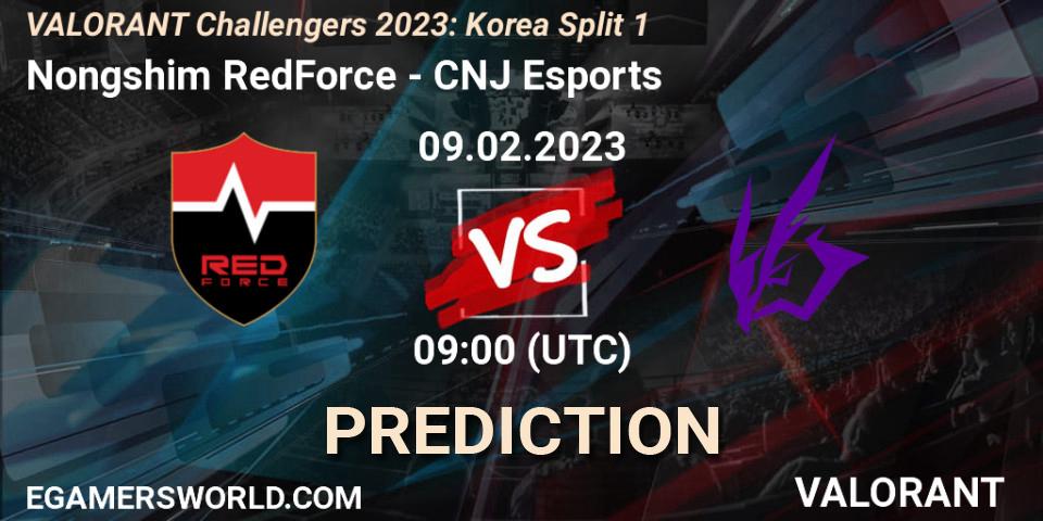 Nongshim RedForce - CNJ Esports: прогноз. 09.02.23, VALORANT, VALORANT Challengers 2023: Korea Split 1