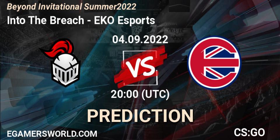 Into The Breach - EKO Esports: прогноз. 04.09.2022 at 19:30, Counter-Strike (CS2), Beyond Invitational Summer 2022