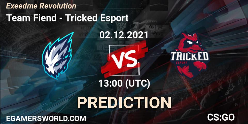 Team Fiend - Tricked Esport: прогноз. 02.12.21, CS2 (CS:GO), Exeedme Revolution