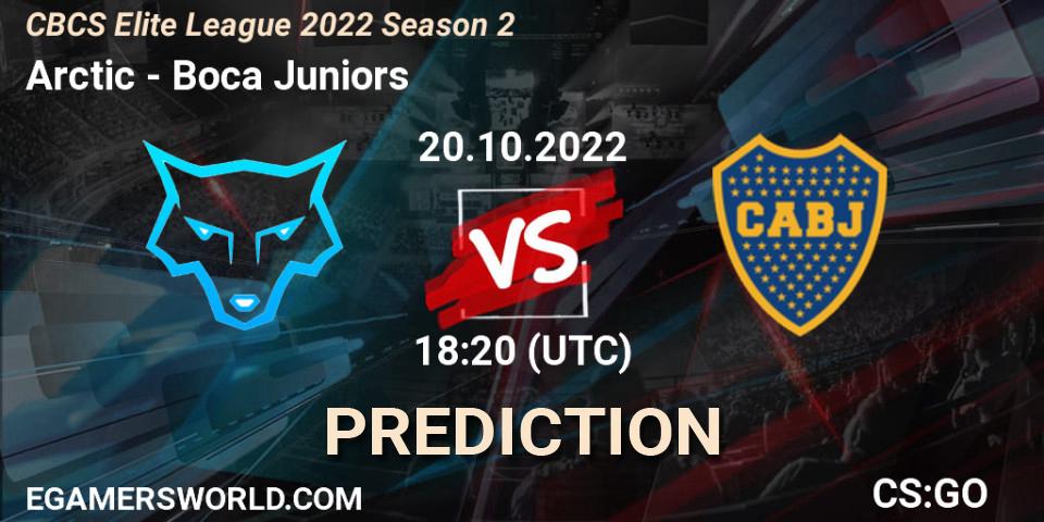 Arctic - Boca Juniors: прогноз. 20.10.2022 at 20:05, Counter-Strike (CS2), CBCS Elite League 2022 Season 2
