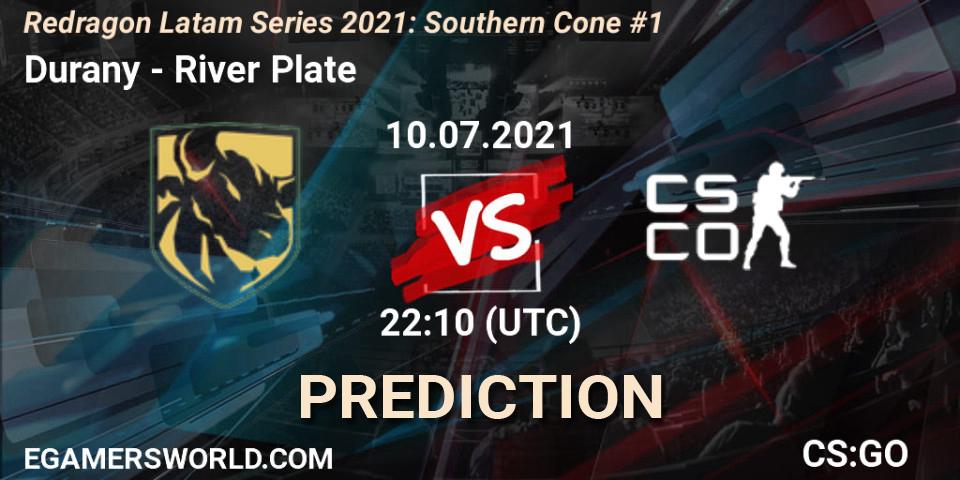 Durany - River Plate: прогноз. 10.07.2021 at 22:10, Counter-Strike (CS2), Redragon Latam Series 2021: Southern Cone #1