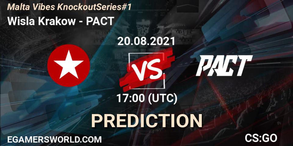 Wisla Krakow - PACT: прогноз. 20.08.2021 at 17:05, Counter-Strike (CS2), Malta Vibes Knockout Series #1