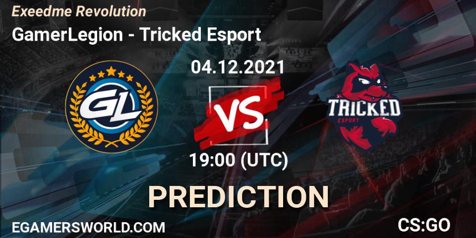 GamerLegion - Tricked Esport: прогноз. 04.12.2021 at 19:00, Counter-Strike (CS2), Exeedme Revolution