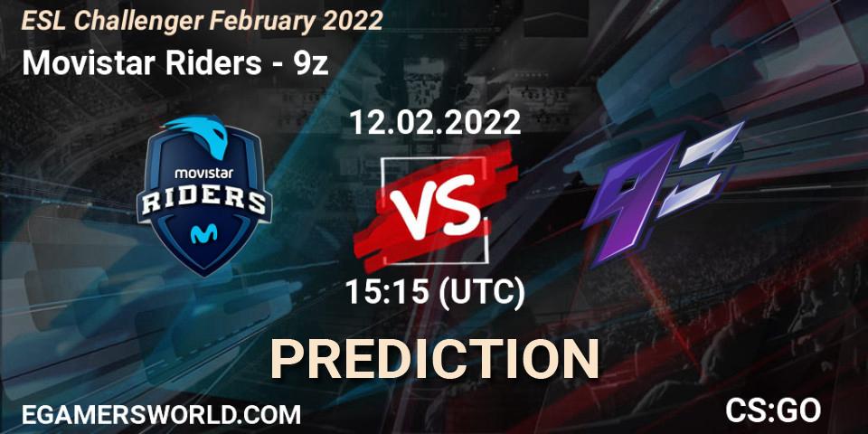 Movistar Riders - 9z: прогноз. 12.02.2022 at 15:15, Counter-Strike (CS2), ESL Challenger February 2022