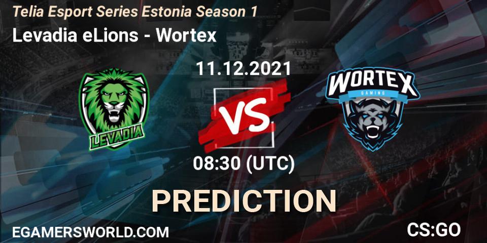 Levadia eLions - Wortex: прогноз. 11.12.2021 at 08:30, Counter-Strike (CS2), Telia Esport Series Estonia Season 1