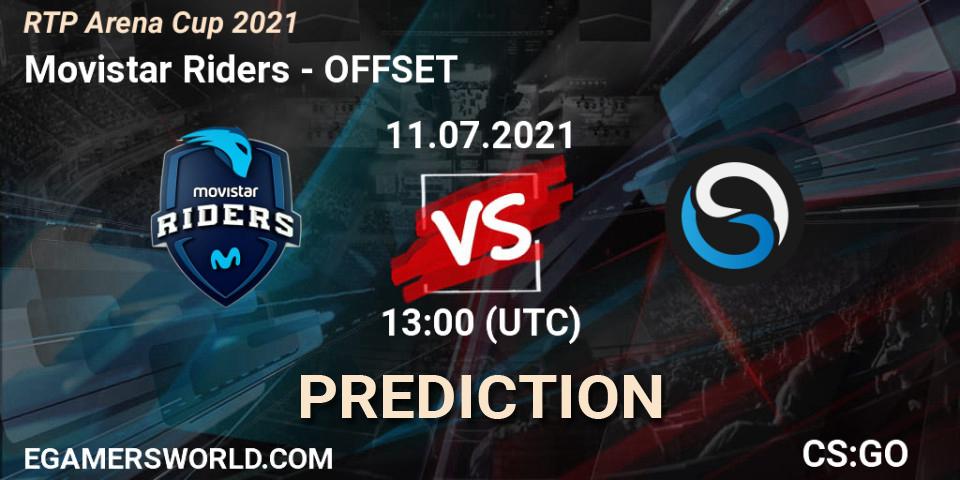 Movistar Riders - OFFSET: прогноз. 11.07.2021 at 13:00, Counter-Strike (CS2), RTP Arena Cup 2021