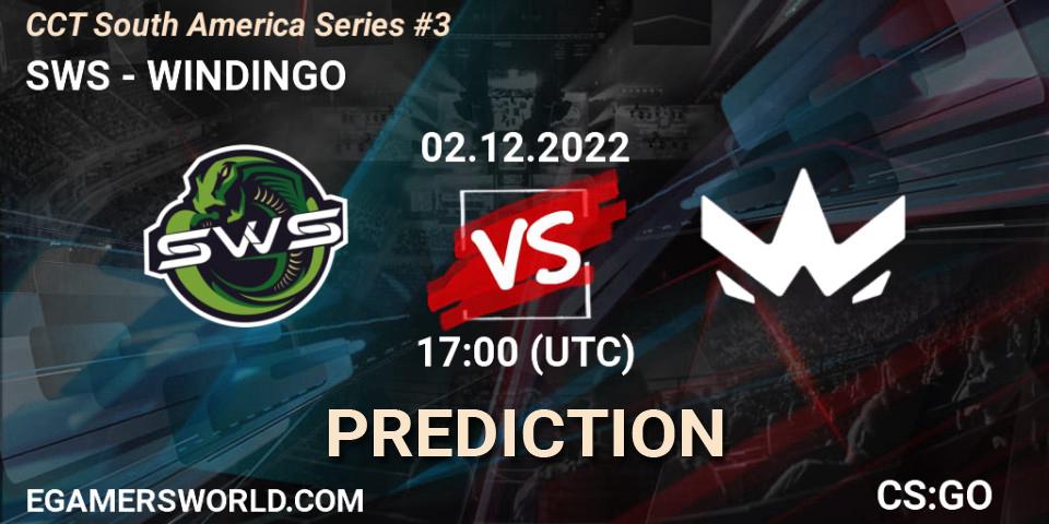 SWS - WINDINGO: прогноз. 02.12.22, CS2 (CS:GO), CCT South America Series #3