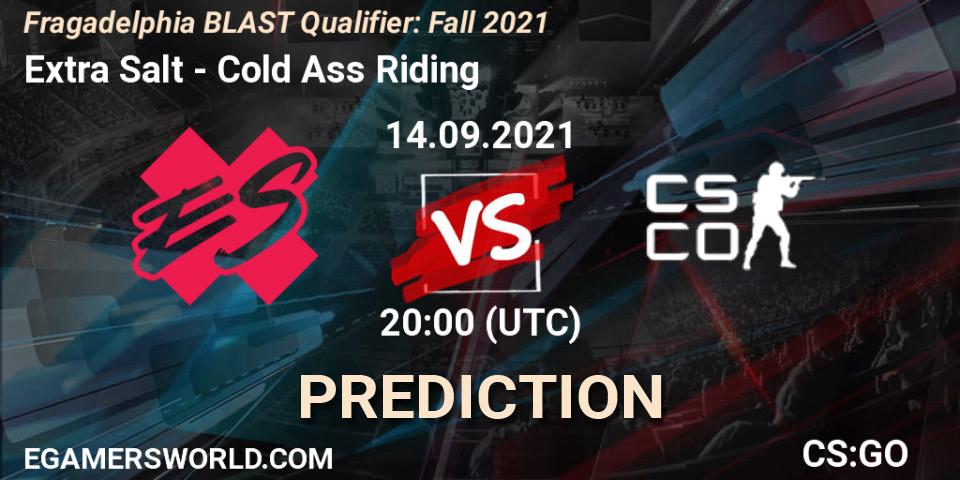 Extra Salt - Cold Ass Riding: прогноз. 14.09.2021 at 20:00, Counter-Strike (CS2), Fragadelphia BLAST Qualifier: Fall 2021