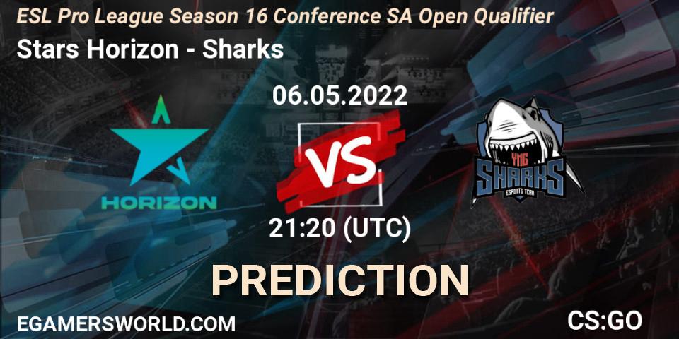Stars Horizon - Sharks: прогноз. 06.05.2022 at 21:20, Counter-Strike (CS2), ESL Pro League Season 16 Conference SA Open Qualifier