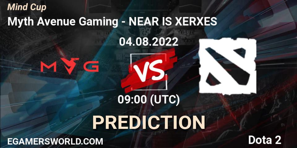 Myth Avenue Gaming - NEAR IS XERXES: прогноз. 04.08.2022 at 09:02, Dota 2, Mind Cup