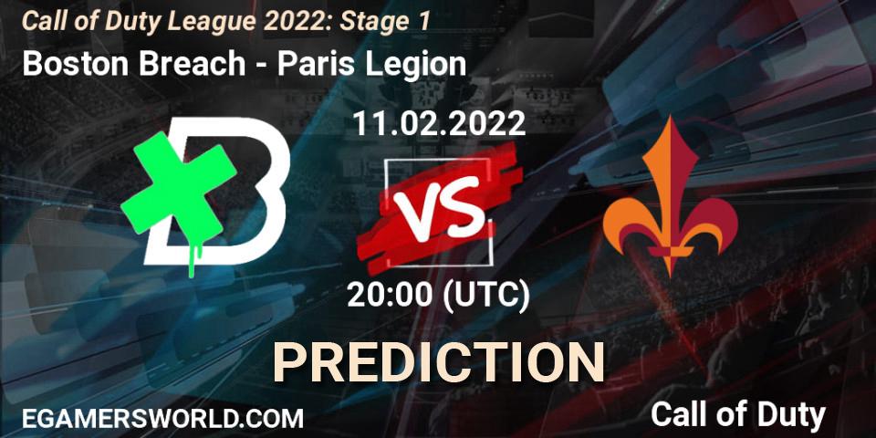 Boston Breach - Paris Legion: прогноз. 11.02.22, Call of Duty, Call of Duty League 2022: Stage 1