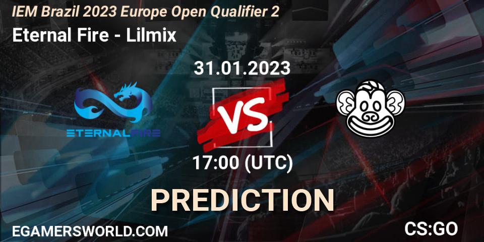 Eternal Fire - Lilmix: прогноз. 31.01.23, CS2 (CS:GO), IEM Brazil Rio 2023 Europe Open Qualifier 2
