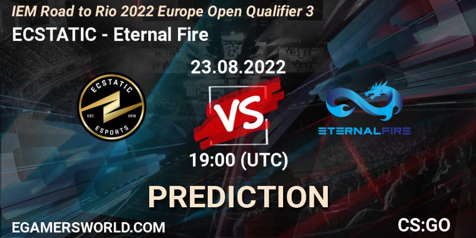 ECSTATIC - Eternal Fire: прогноз. 23.08.22, CS2 (CS:GO), IEM Road to Rio 2022 Europe Open Qualifier 3