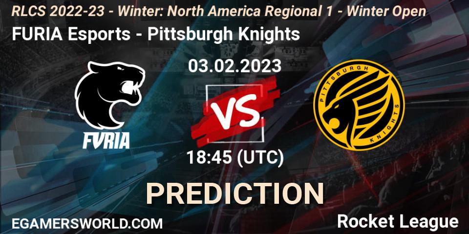 FURIA Esports - Pittsburgh Knights: прогноз. 03.02.23, Rocket League, RLCS 2022-23 - Winter: North America Regional 1 - Winter Open